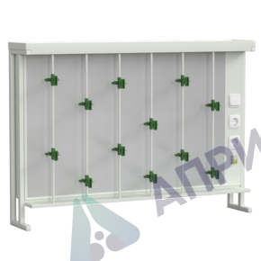 Стенд титровальный 1400х250х985, белый металл