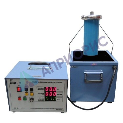 Поверка аппарата высоковольтного испытательного Скат-70