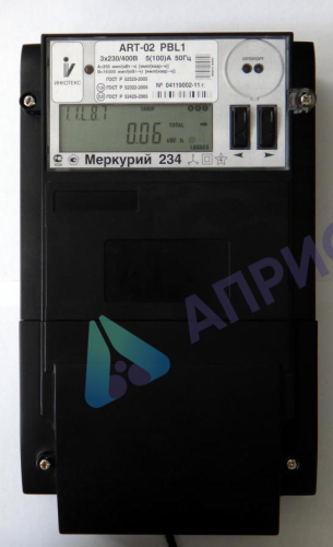 Поверка счетчиков электрической энергии статических трехфазных Меркурий 234