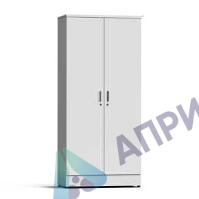 Шкаф для одежды 900х500х2000 мм серый