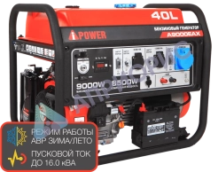 Бензиновый генератор A-iPower A9000EAX