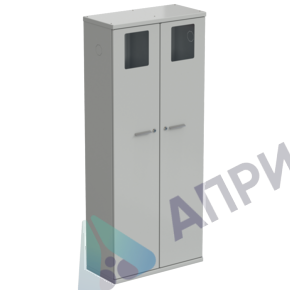 Шкаф для баллонов двустворчатый 705x325x1655